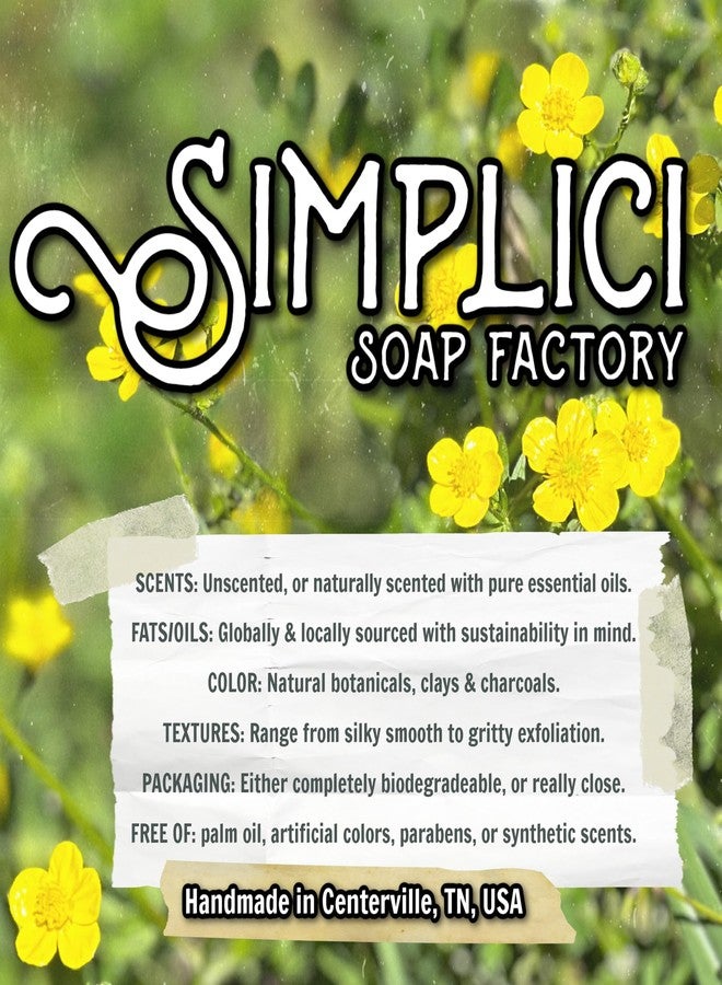 Simplici Eucalyptus Natural Soap (exfoliating + pure essential oils) 6 Bar Value Bag. Palm Free. - Image 3